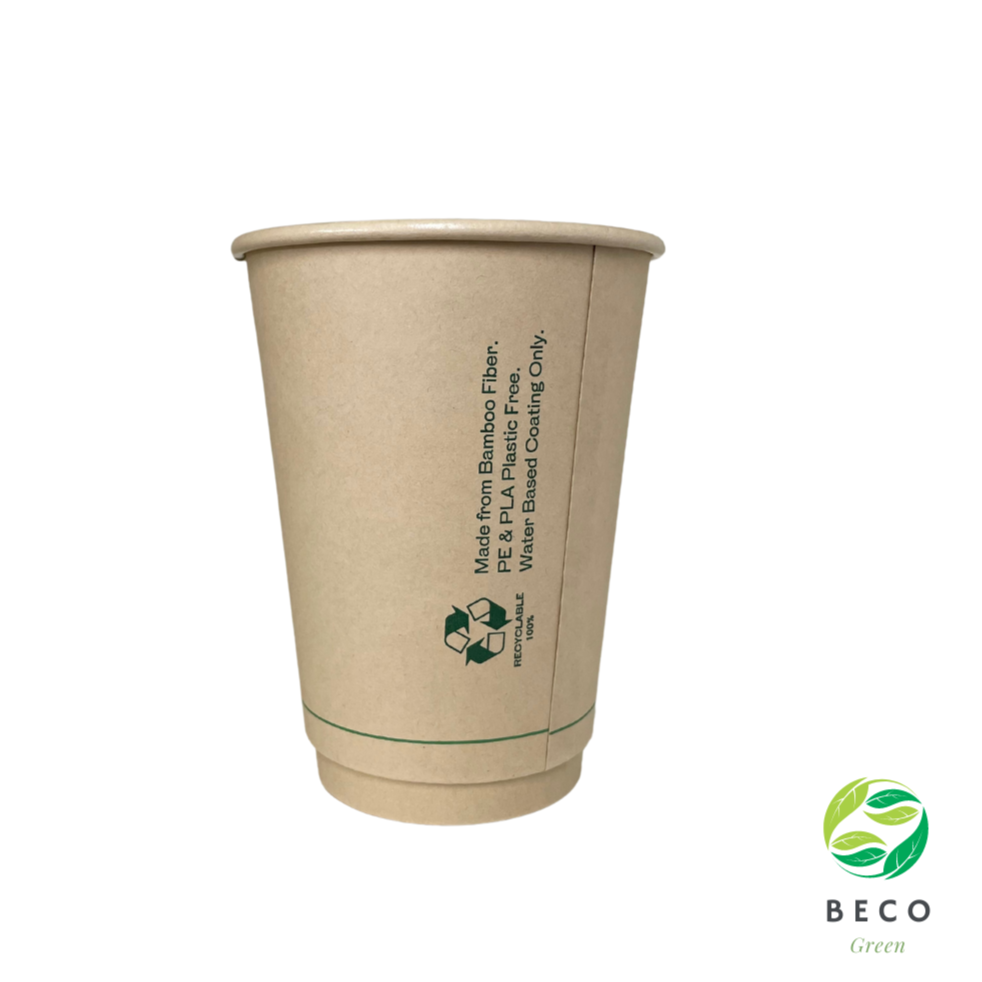 BECO Green Water-Based Coating Bamboo Fiber Coffee Cups