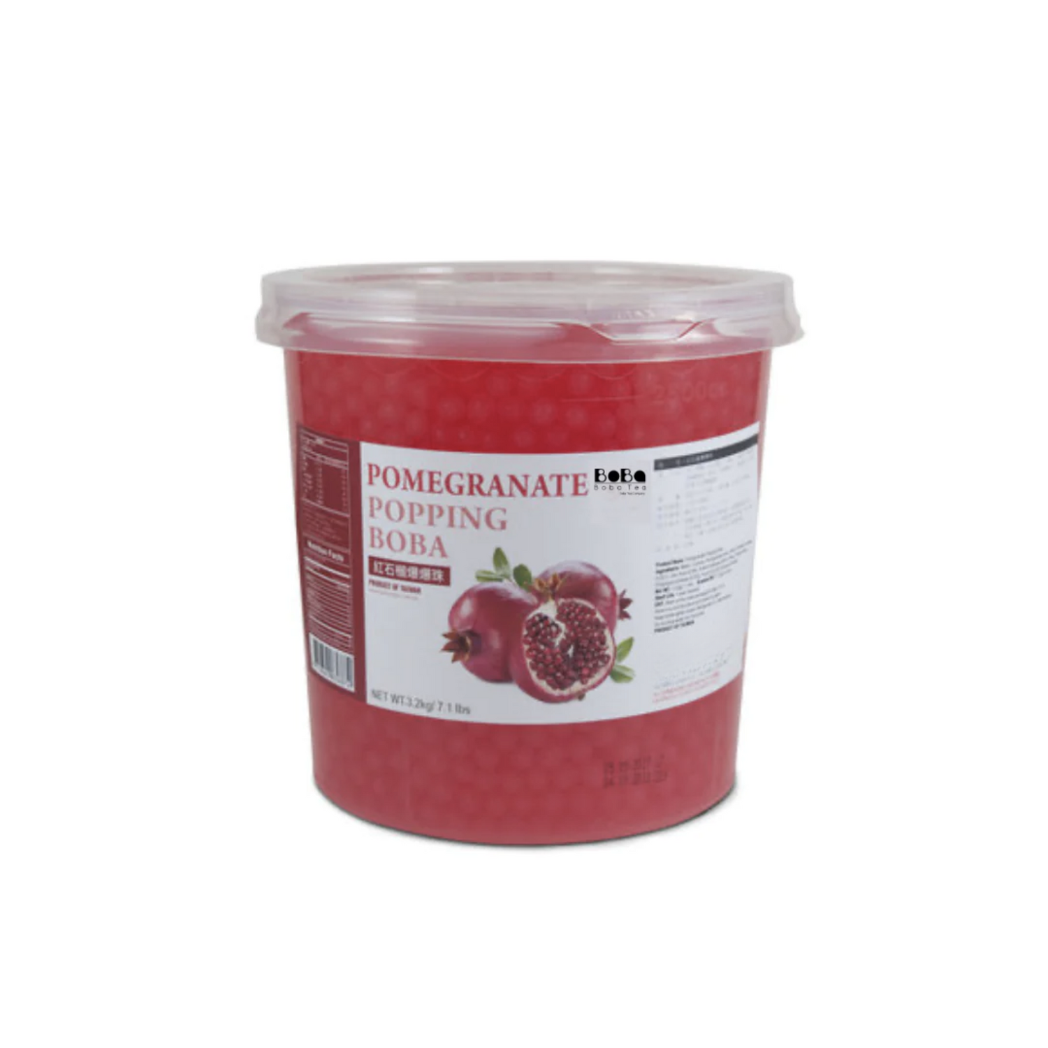 Boba Tea Company Popping Boba - Pomegranate 3.4kg