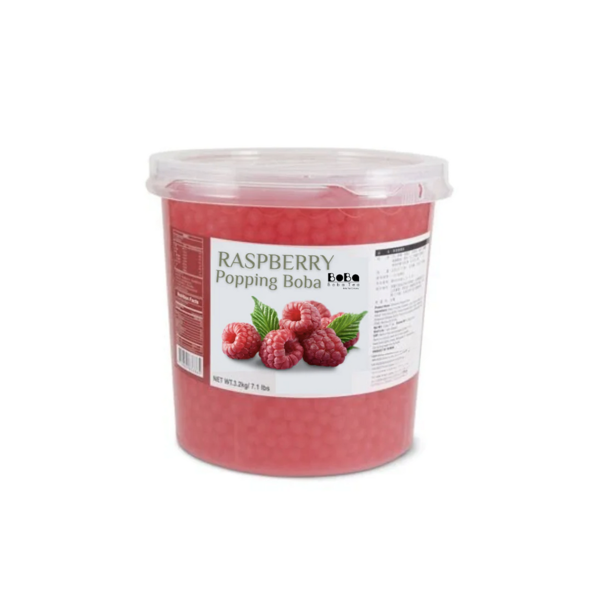 Boba Tea Company Popping Boba - Raspberry 3.4kg