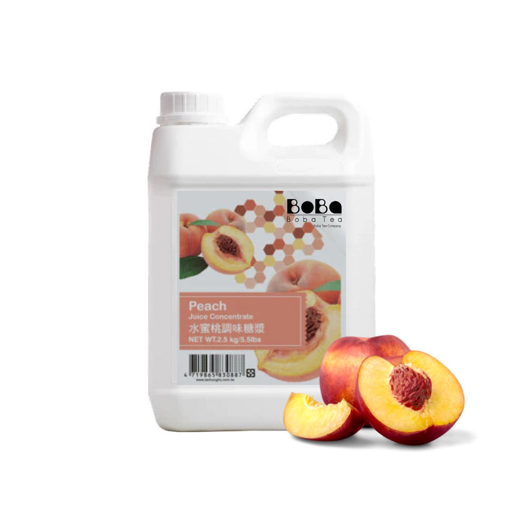 Boba Tea Company Peach Juice Syrup - 2.5kg