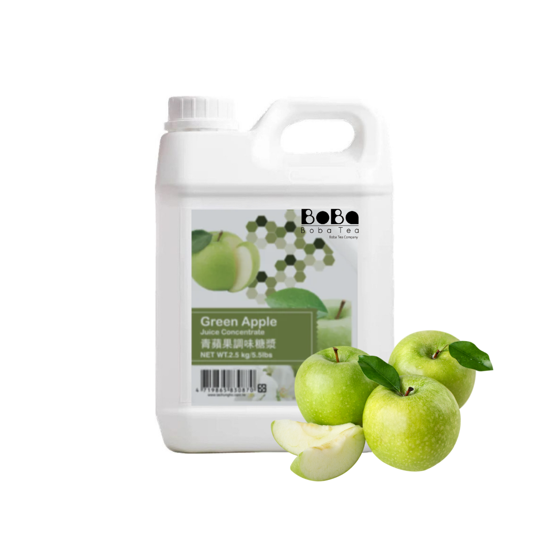 Boba Tea Company Green Apple Juice Syrup - 2.5kg