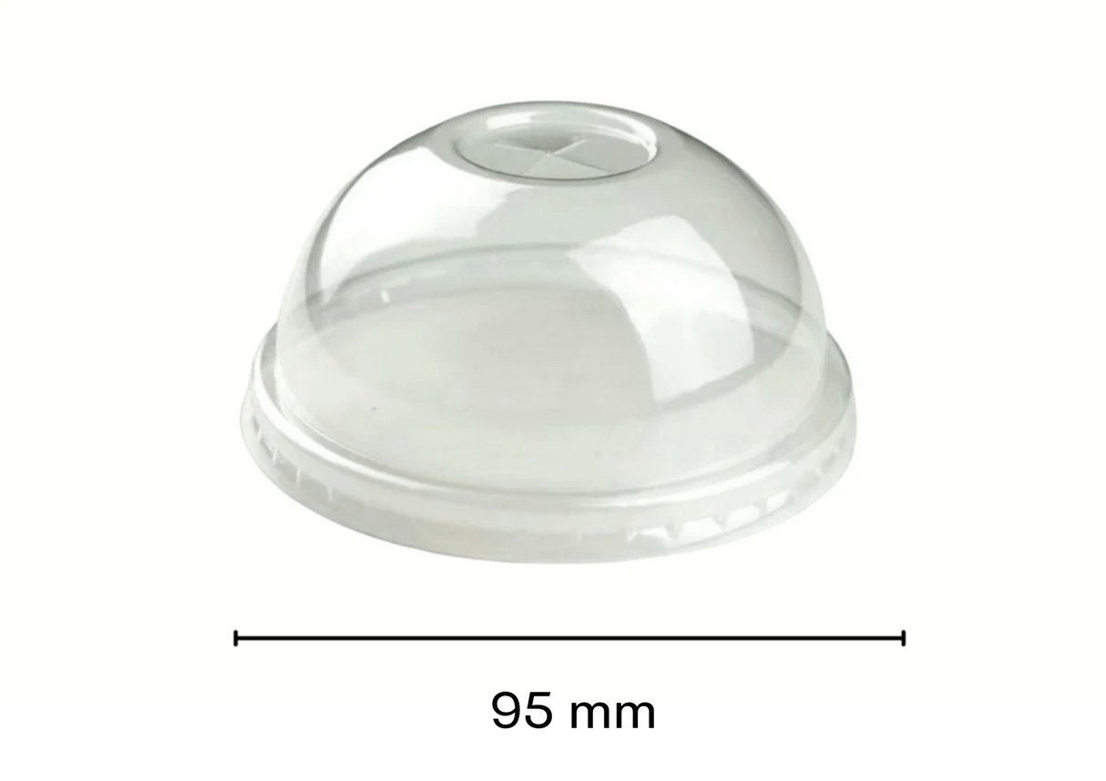 95mm PP Dome cup Lids - 1000pcs