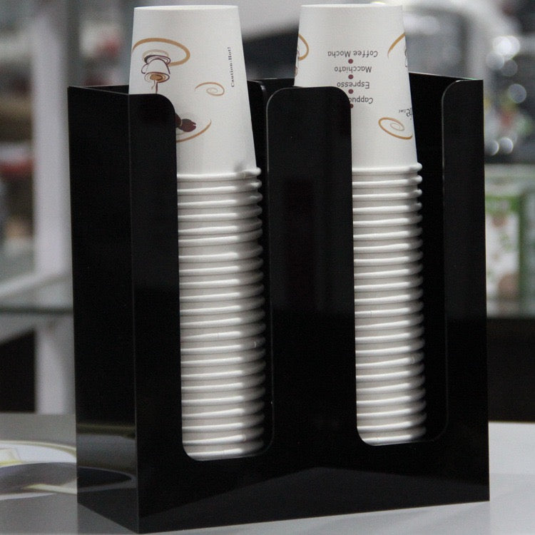 Portable Disposable Paper Cup Lid & Straw Holder