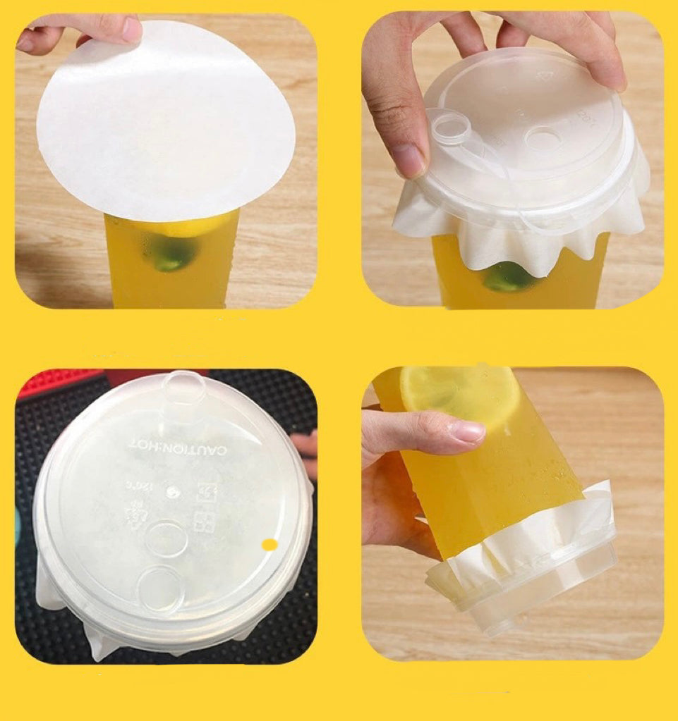 Cup Sealing Paper Film - 500pcs