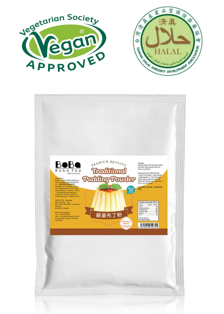 Boba Tea Company Traditional Pudding Powder - 1kg