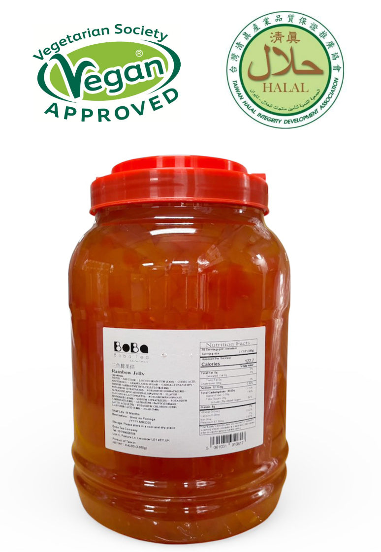 Boba Tea Company Rainbow Nata de Coco Jelly - 3.85kg