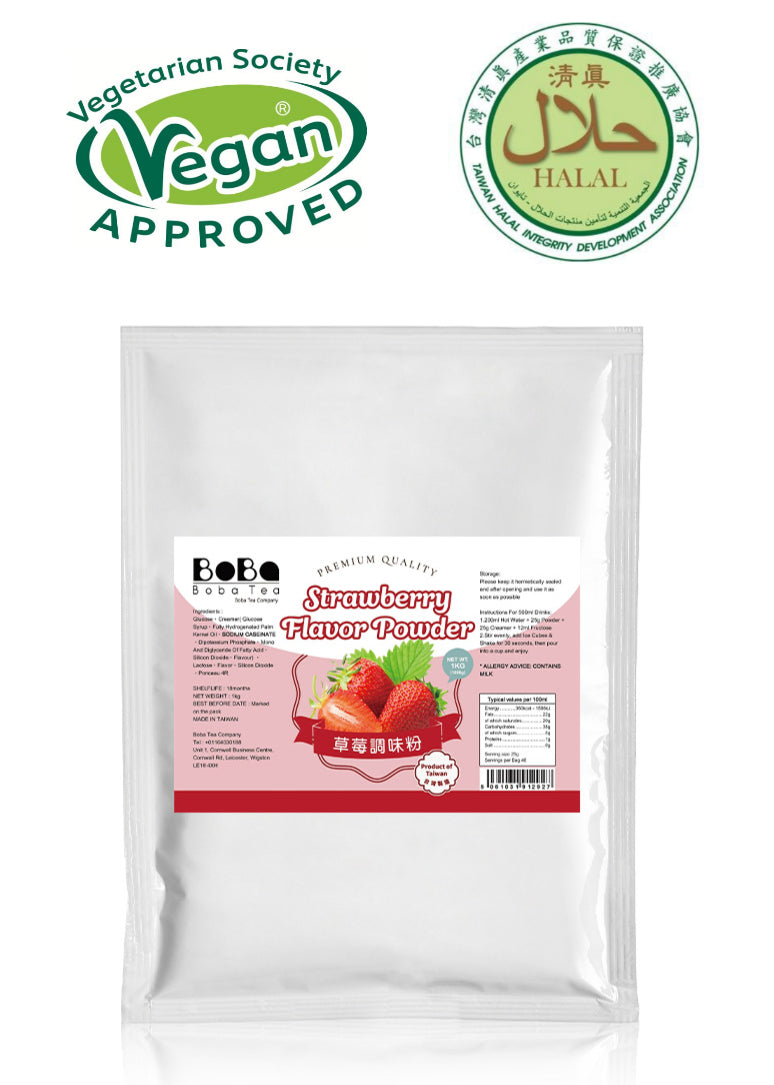 Boba Tea Company Strawberry Powder - 1kg