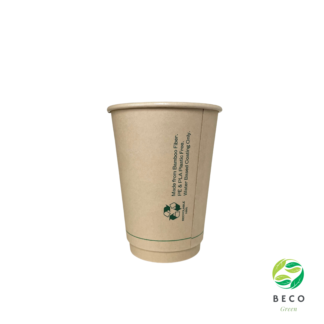 BECO Green Water-Based Coating Bamboo Fiber Coffee Cups
