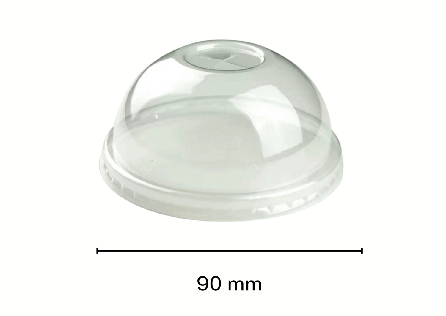 90mm PP Dome Cup Lids - 1000pcs