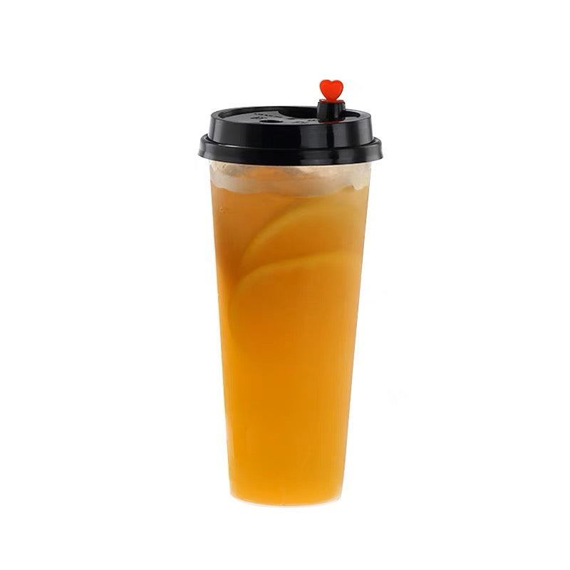 500ML Bubble Tea Hard Premium PP 90mm Cups - 500pcs