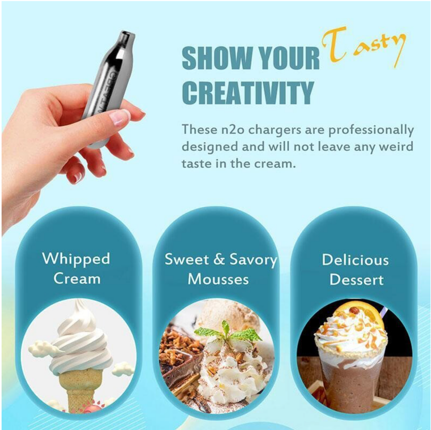 24 Unite Cream Chargers