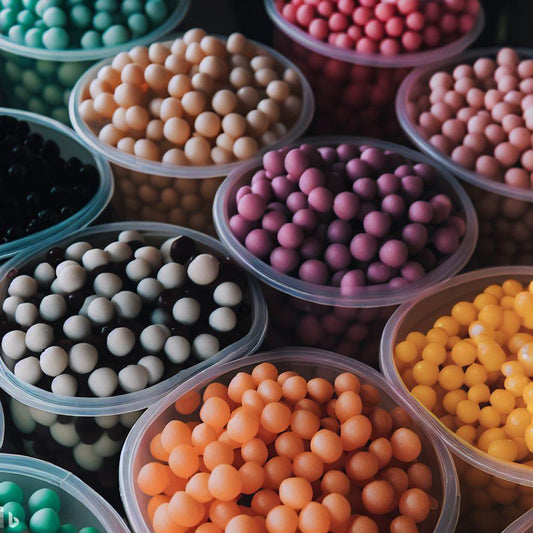 The making of popping balls BOBA TEA COMPANY