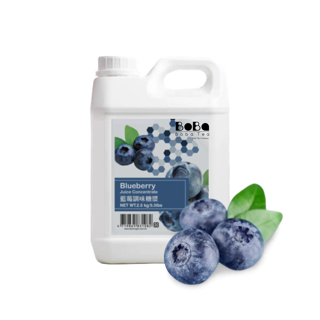 Boba Tea Company Blueberry Juice Syrup