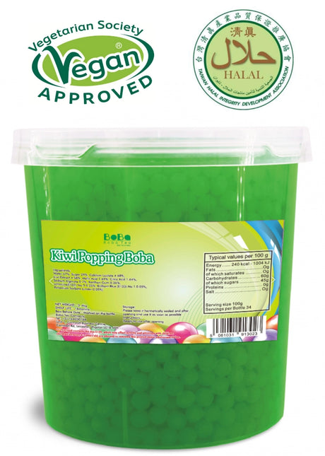 BoBa Tea Company Popping Boba - Kiwi 3.4kg wholesale packaging (gid://shopify/MediaImage/69510474760579)