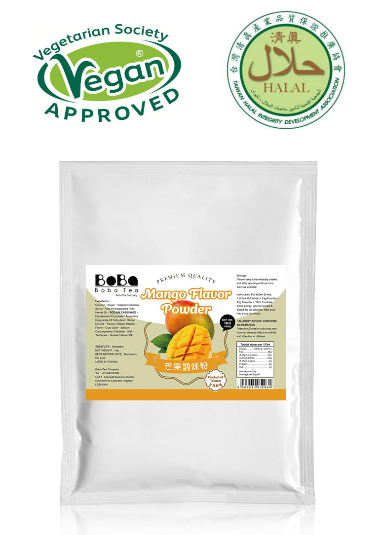 Boba Tea Company Mango Powder - 1kg | UK Wholesale | Boba Tea Co.
