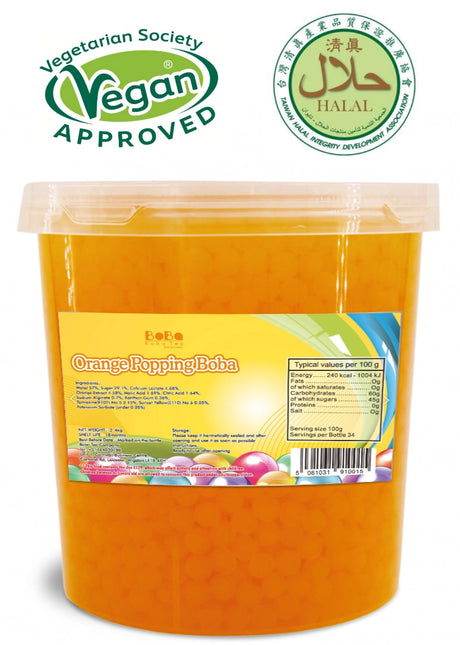 BoBa Tea Company Popping Boba - Orange 3.4kg wholesale packaging (gid://shopify/MediaImage/69510474924419)