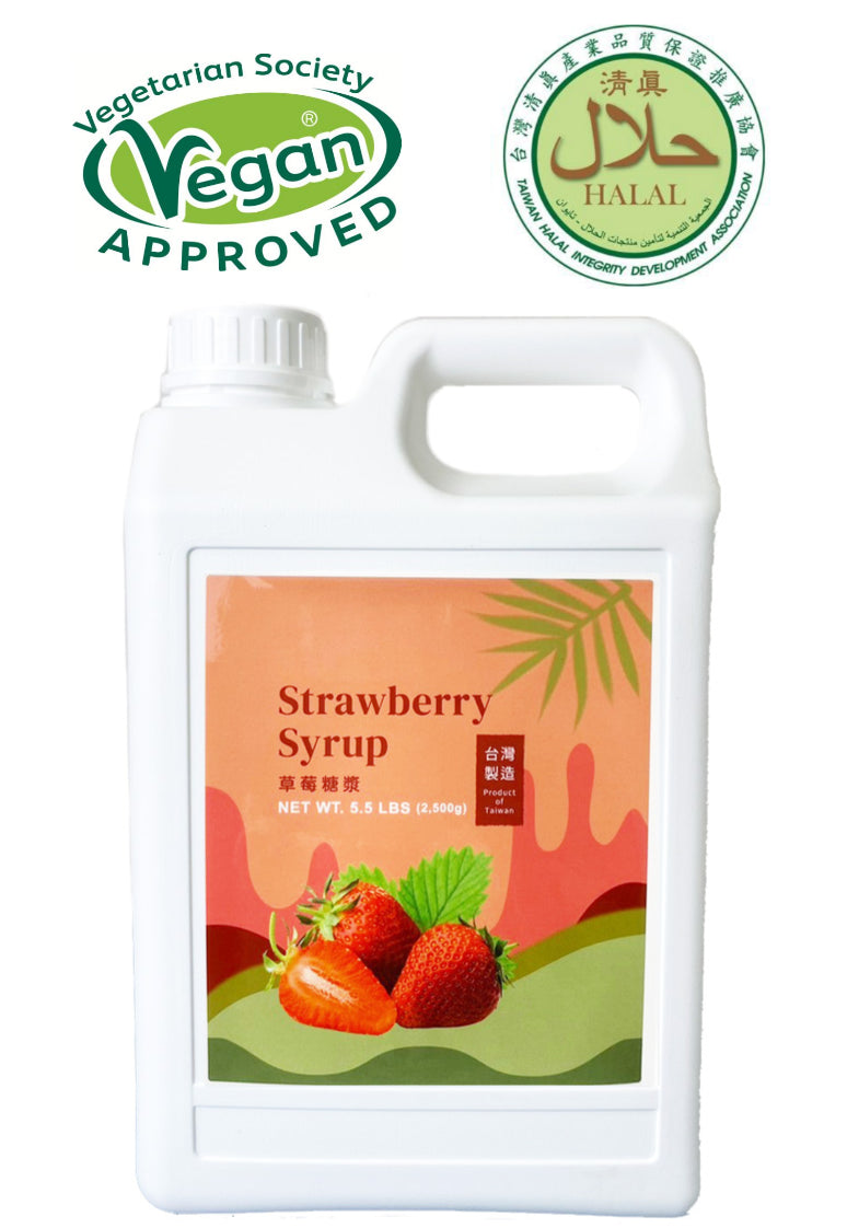 Boba Tea Company Strawberry Juice Syrup - 2.5kg