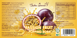 Boba Queen Passion Fruit Popping Boba 1.3kg packaging label