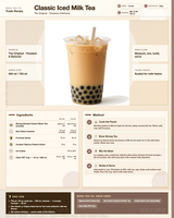 Recipe classic-iced-milk-tea: How to make Classic Iced Milk Tea using Boba Tea Company Tapioca Pearl 9.5mm - 3kg