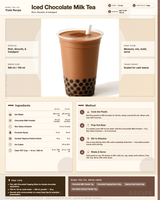Recipe iced-chocolate-milk-tea: How to make Iced Chocolate Milk Tea using Boba Tea Company Chocolate Milk Powder - 1kg