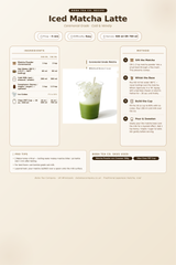 Recipe iced-matcha-latte: How to make Iced Matcha Latte using Boba Tea Company Matcha Powder (without creamer)  500G