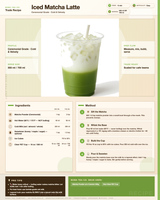 Recipe iced-matcha-latte: How to make Iced Matcha Latte using Boba Tea Company Matcha Powder (without creamer)  500G
