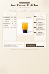 Recipe iced-passion-fruit-tea: How to make Iced Passion Fruit Tea using Boba Tea Company Popping Boba - Passion Fruit 3.4kg
