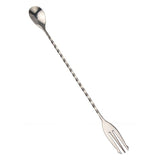 32cm Twisted Bar Spoon with fork end