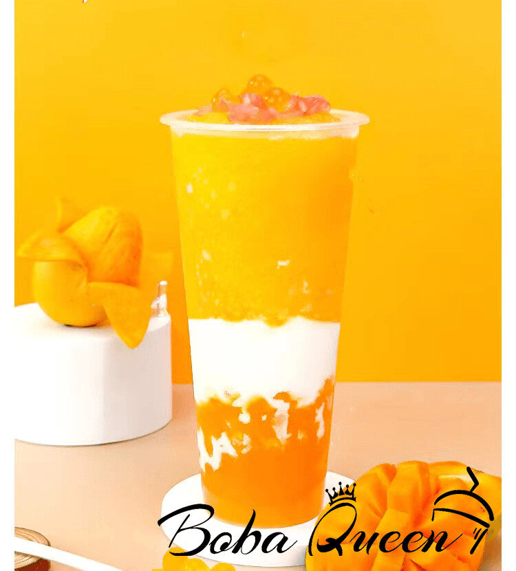Boba Queen Mango Popping Boba 3kg BOBA TEA COMPANY