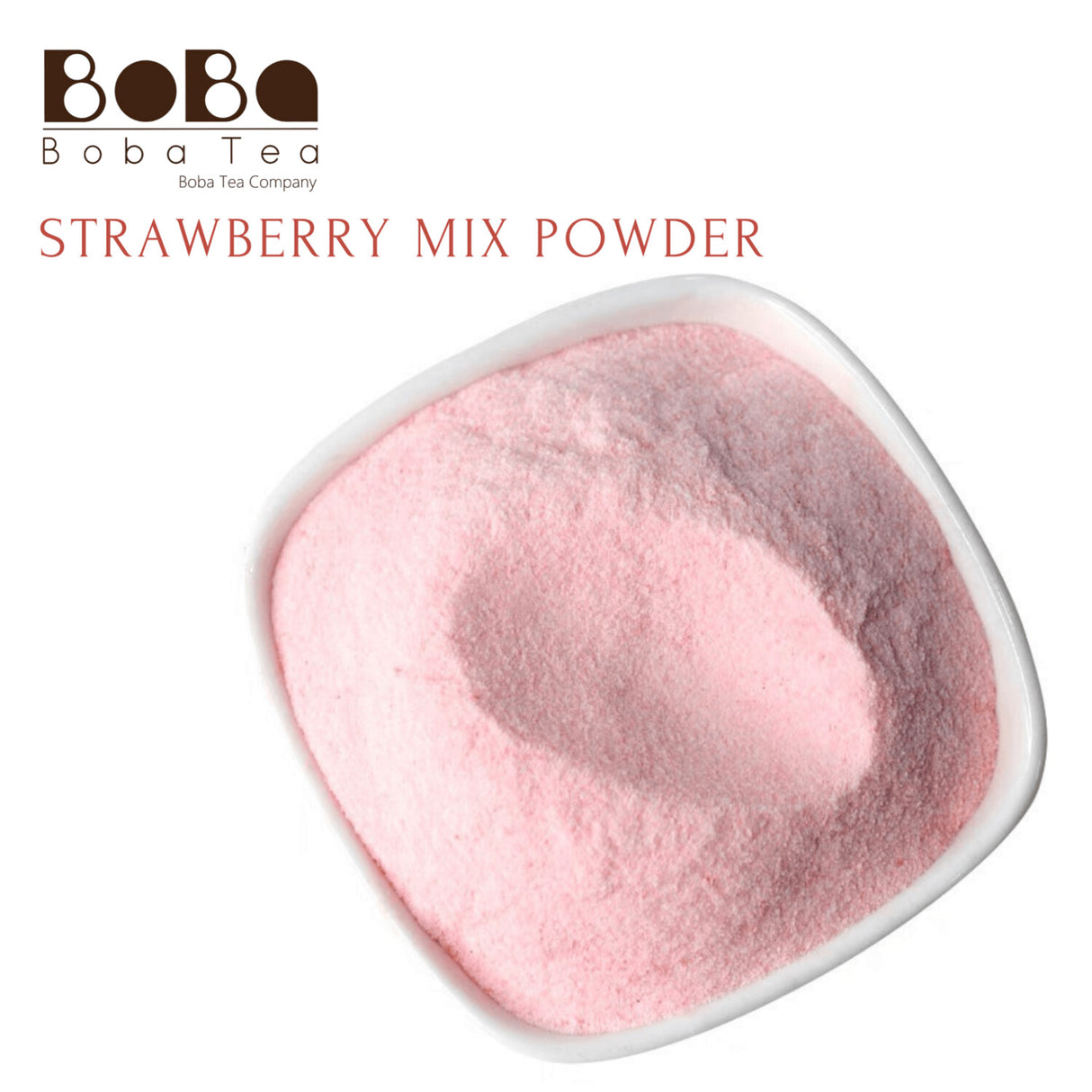 Boba Tea Company Strawberry  Powder - 1kg